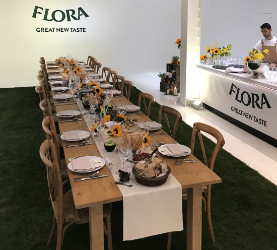 Vegan launch for Flora