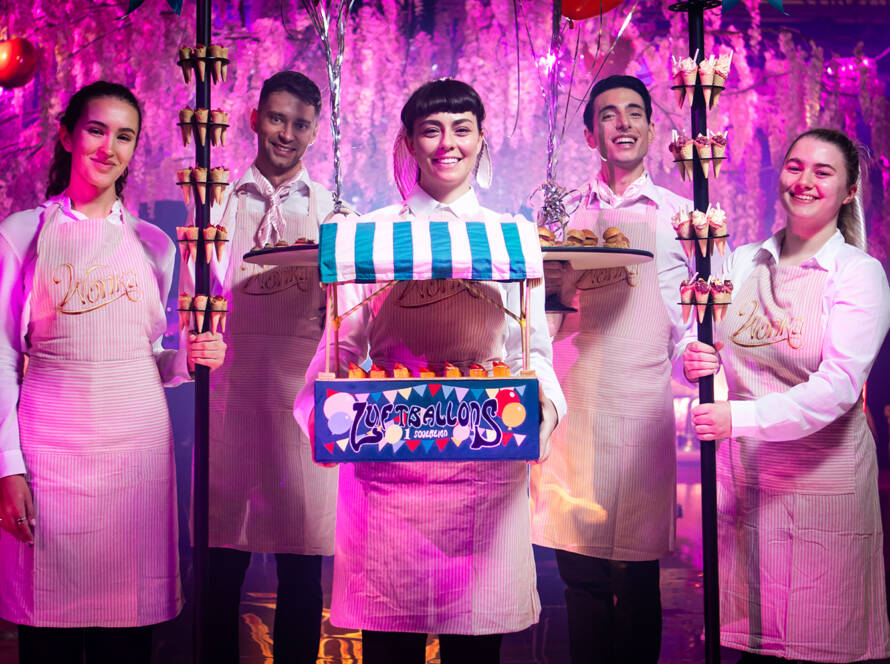 Wonka movie event London | Paramount Pictures | concept art