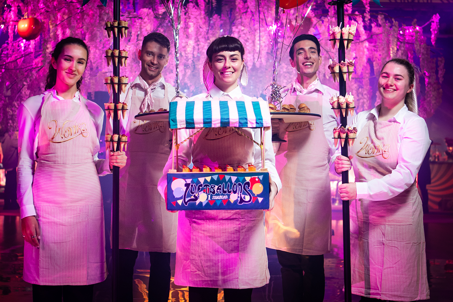 Wonka movie event London | Paramount Pictures | concept art